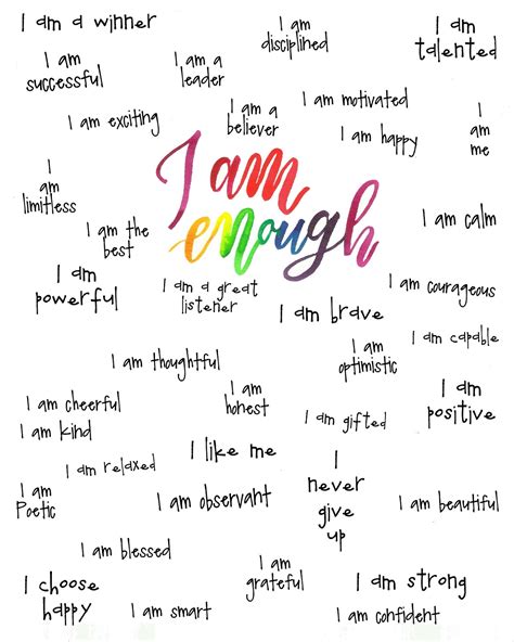 i am enough übersetzung